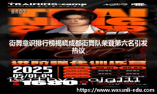 街舞意识排行榜揭晓成都街舞队荣登第六名引发热议